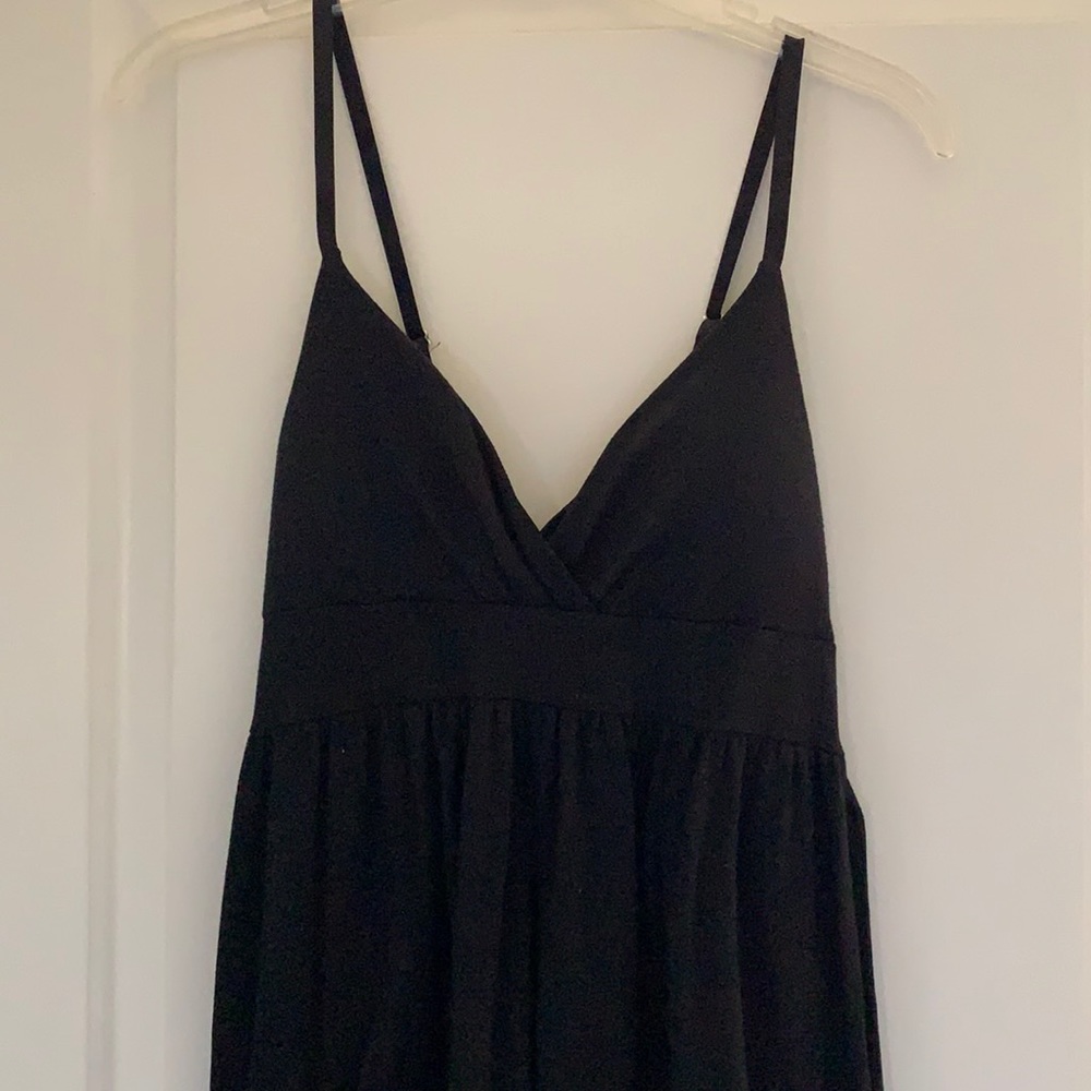 Black Maxi Dress with tie
